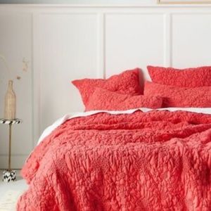 Anthropologie Tiered Piazza Full Quilt